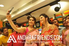 Raashi Khanna and Mehrene Kaur launch KLM Fashion Mall in Nellore photos
