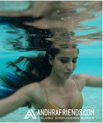 Bollywood Actress Katrina Kaif Under Water Photos