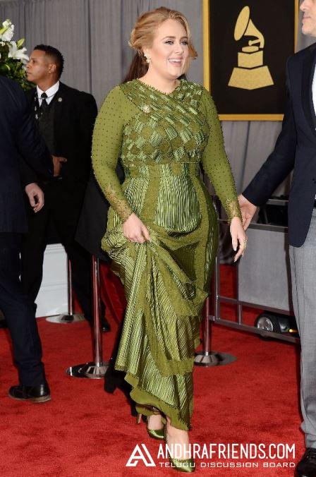 Singer Adele at GRAMMY Awards in Los Angeles Photo shoot