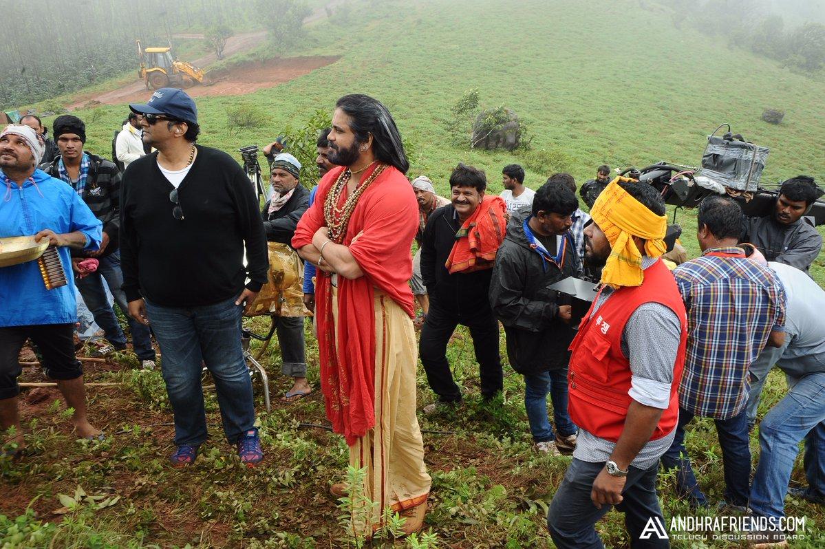 Om Namo Venkatesaya Movie working stills