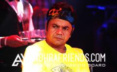 Rajpal Yadav at on location event of film 'Hume Toh Loot Liya' title track was held recently at RDL Studio, Naigaon.JPG