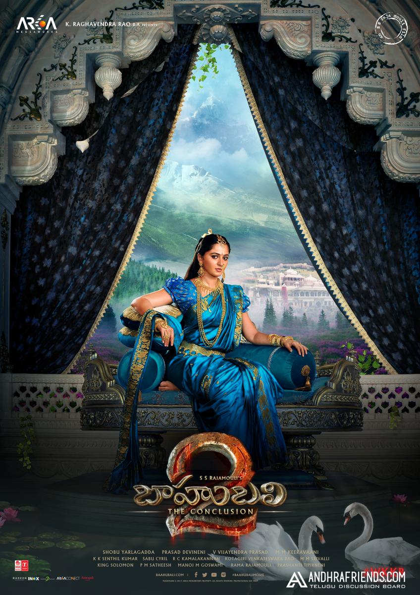 Poster of Anushka in Baahubali 2