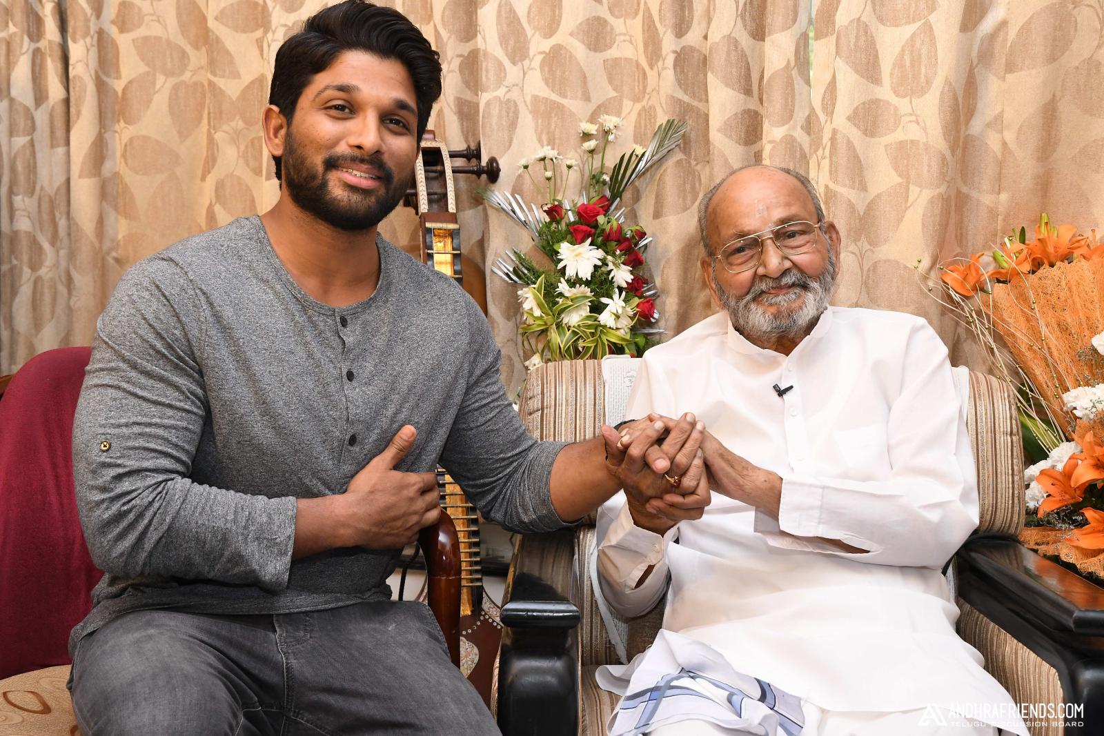 Allu Arjun Meet K Vishwanadh garu Photos