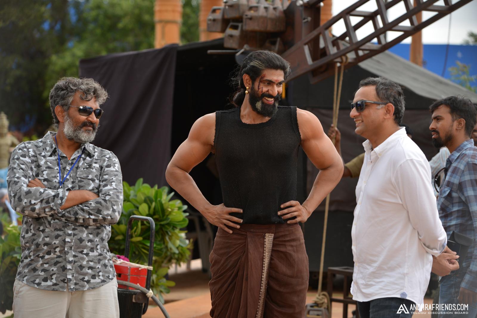 Baahubali 2 Working Stills for Press