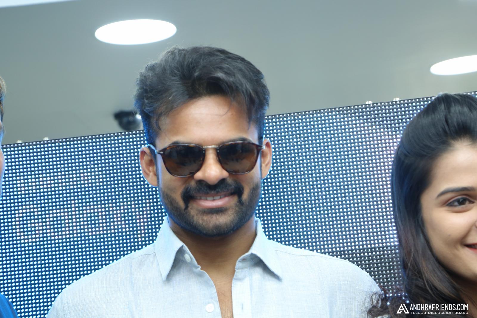 Sai dharam launches samsung s8plus at technovision mobile store