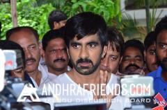 Raviteja at his Brother Bharath 11th day ceremony