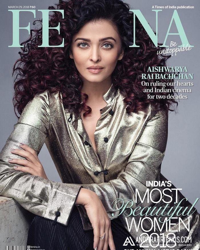 Stunning Beauty Aishwarya Rai poses for Femina Photoshoot