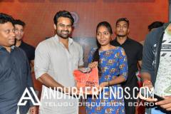 Sai Dharam Tej Launches Sunrisers Hyderabad T Shirt