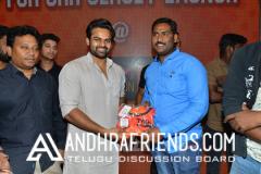 Sai Dharam Tej Launches Sunrisers Hyderabad T Shirt